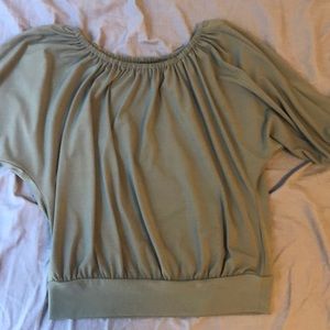 Flow off the shoulder top